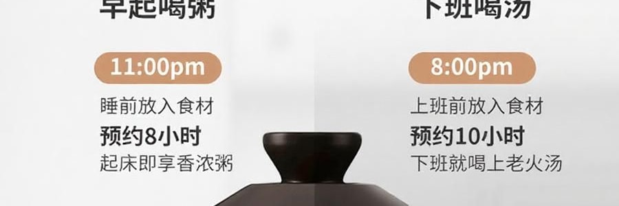 ZENO 紫砂电炖锅 多功能电砂锅电炖盅 煲汤锅炖汤锅 4L-ZSD-406U【限量送磁力搅拌咖啡杯】