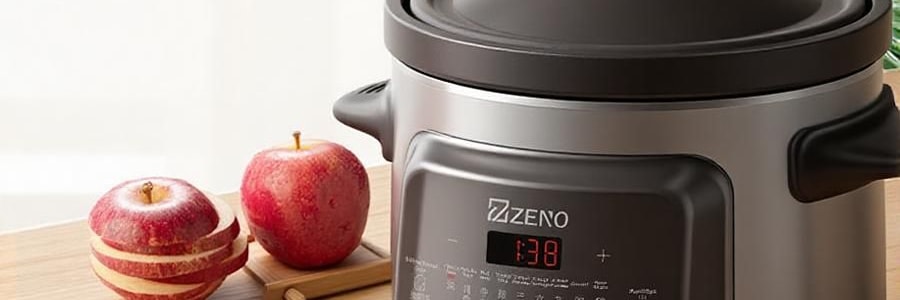 ZENO 紫砂电炖锅 多功能电砂锅电炖盅 煲汤锅炖汤锅 4L-ZSD-406U【限量送磁力搅拌咖啡杯】