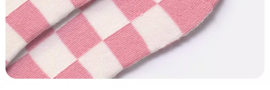 PRIMEET派米 萌趣短袜子 夏季薄款透气防臭 5双装 粉色设计款 适合36-39码