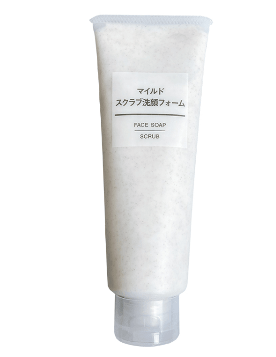 【日本直邮】MUJI无印良品  温和磨砂洗面奶  去死皮去角质洁面 200g大容量