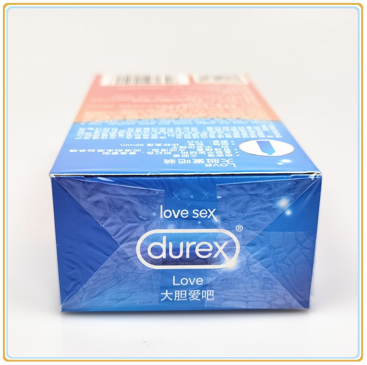 【中国直邮】杜蕾斯LOVE 避孕套大胆爱吧安全套计生性用品 10只装