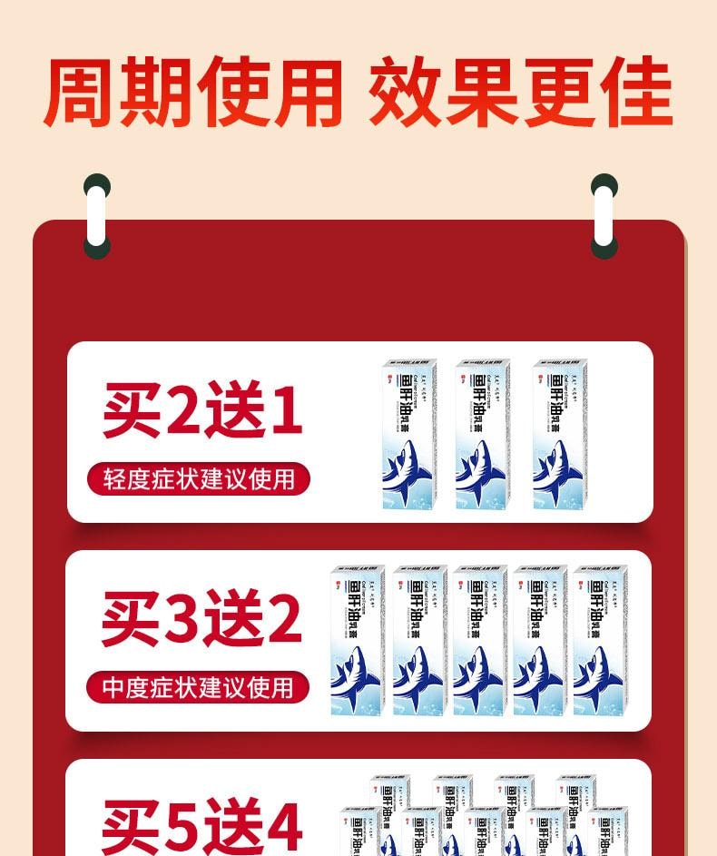 【中国直邮】 芙友 鱼肝油软膏20g婴幼儿成人皮肤抑菌外用复方乳膏
