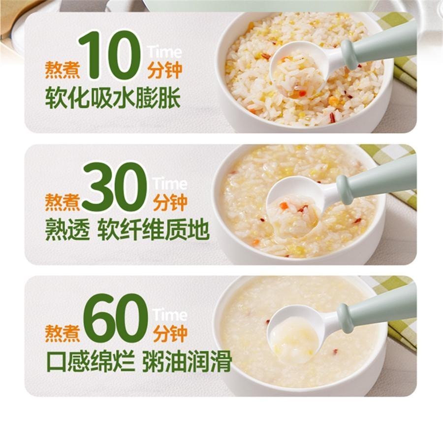 【中國直郵】 不二寶貝 7天有機穀物胚芽米 營養一週米粥嬰幼兒童寶寶輔食譜 245g/盒