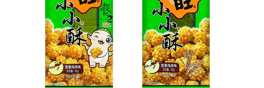 台灣旺 田園稻香自然主張 小小酥 蔥香雞肉味 60g 包裝隨機發