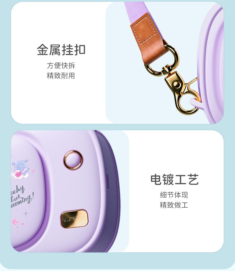 【中國直郵】三麗鷗 兒童斜背掛脖子風扇迷你便攜式隨身學生宿舍靜音神器 大耳狗