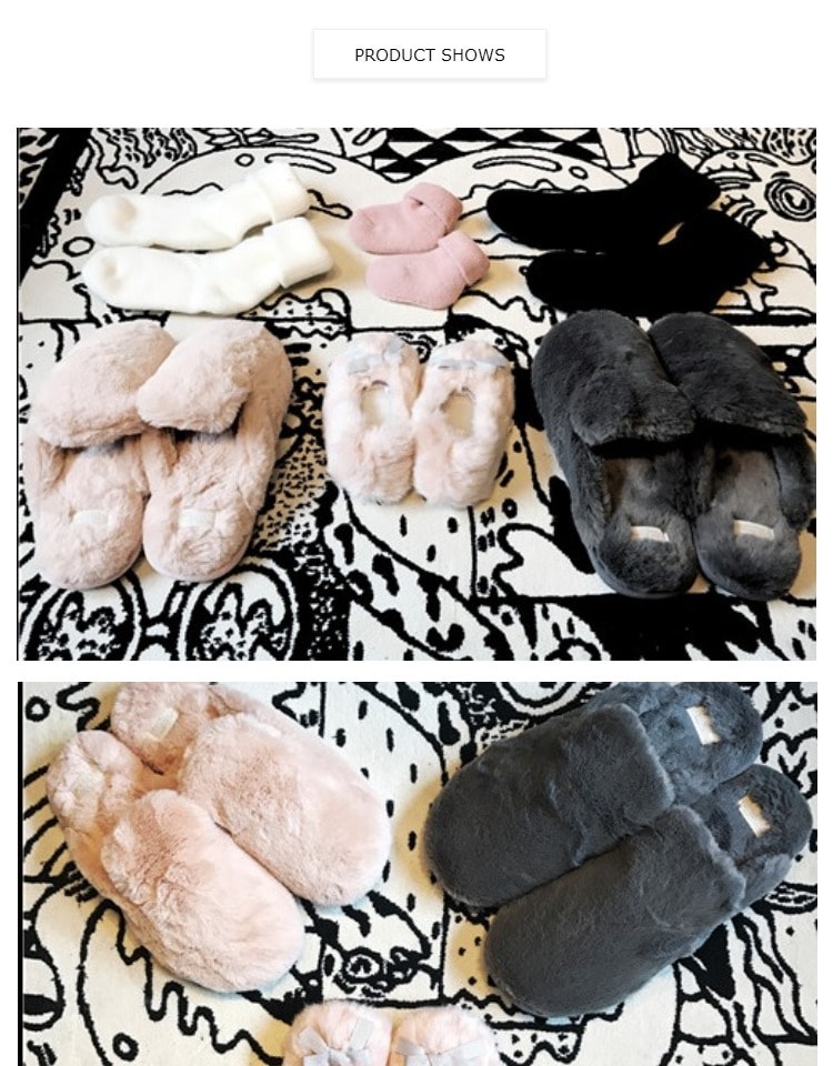 Fluffy Slippers -  Women Pink 6/6.5