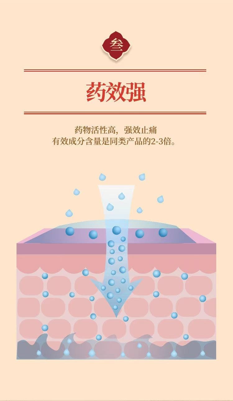 奇正藏药 伤湿止痛膏 6贴装 藏药疗效显著 祛风湿 活血止痛 易粘撕 材质好