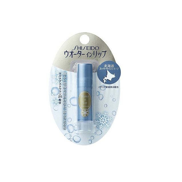日本 SHISEIDO 資生堂 超潤保濕護唇膏 藍色 (北海道限定版) 3g