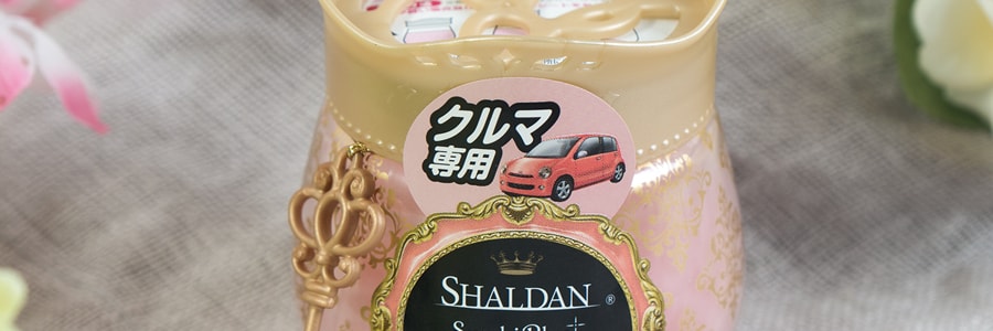 日本ST雞仔牌 SHALDAN 車用夢幻香果果凍芳香劑 #浪漫花香 90g