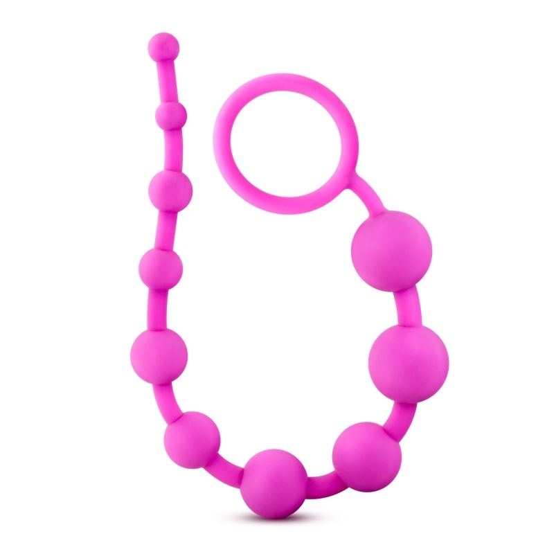 Luxe - Silicone 10 Beads Pink