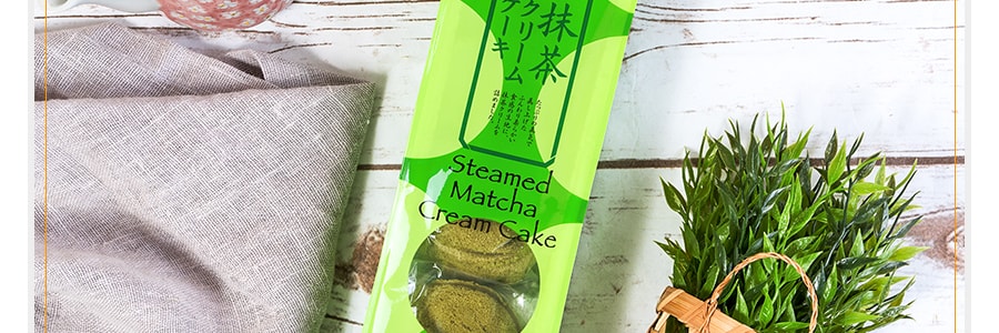 日本SHIRAKIKU赞岐屋  蒸抹茶奶油味铜锣烧  160g