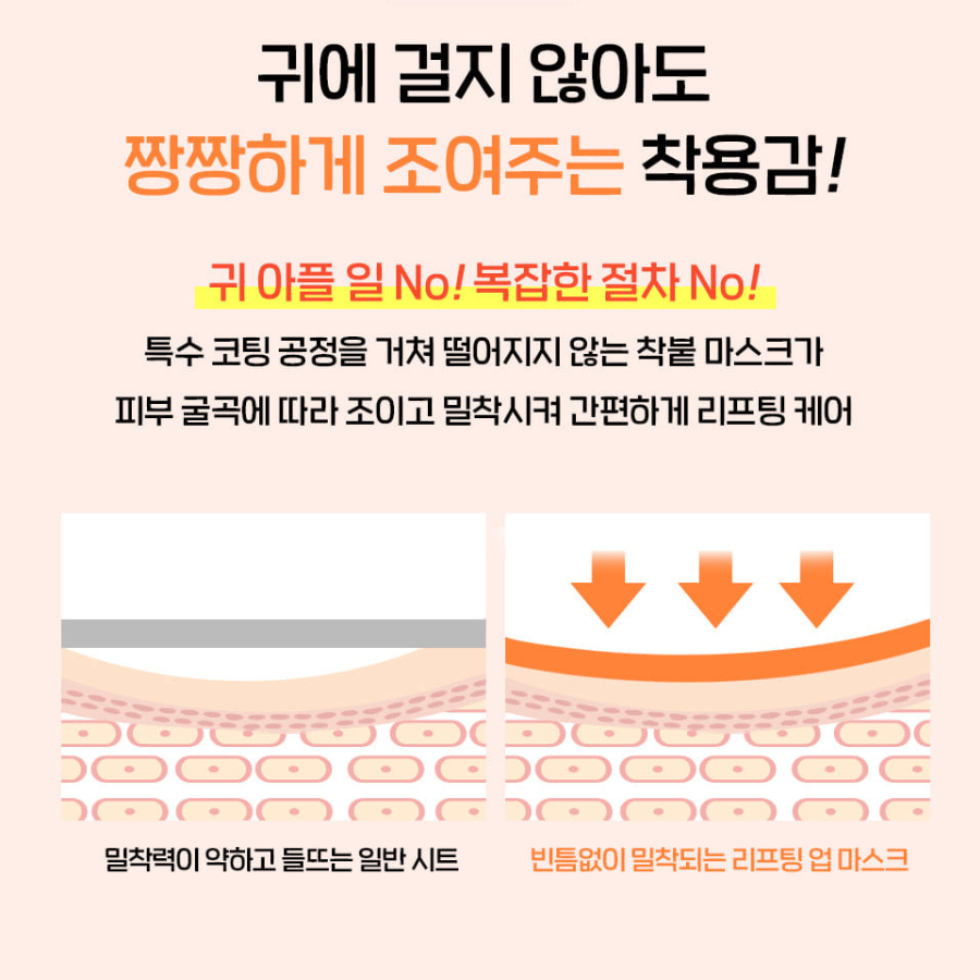 韩国 REVCELL Revcell 维生素胶原全脸提拉面膜 1 盒(5 片)