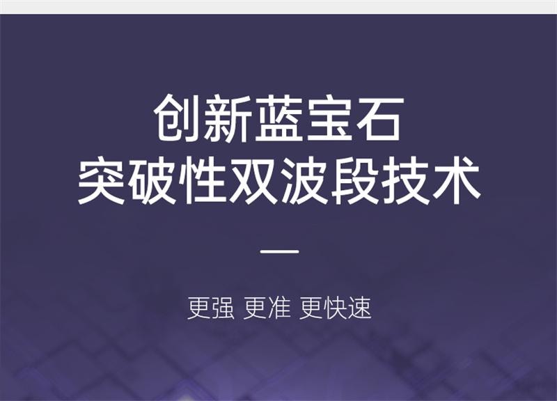 【中國直郵】 歐橘 藍寶石冰點除毛儀器家用雷射男女士專用密處非永久唇毛學生黨 air4水晶紫1台