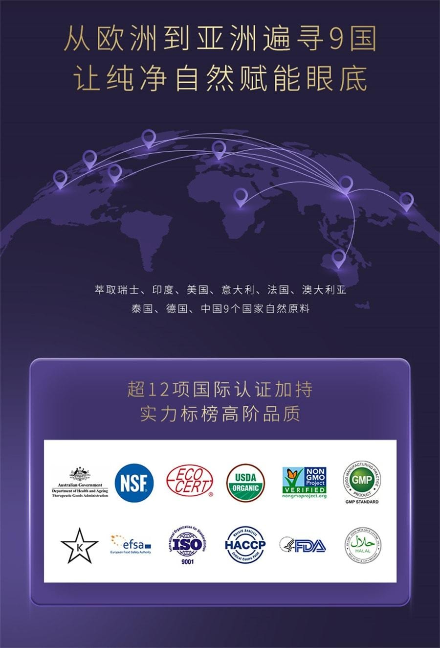 Super Vision Strong Composite Eye Care Tablets 60 pieces per bottle