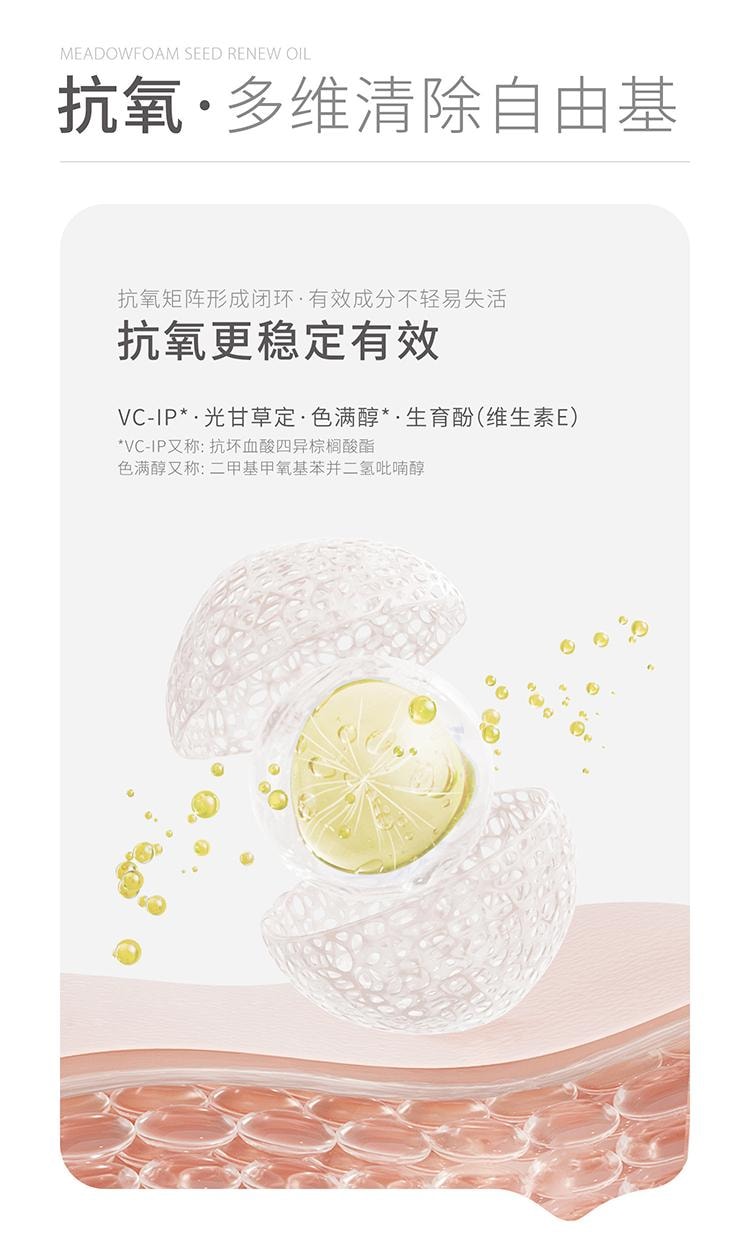 【中國直郵】 米立 934/943白池花精萃精華油30ml 油養修護 彈潤緊緻不垮臉 清除自由基