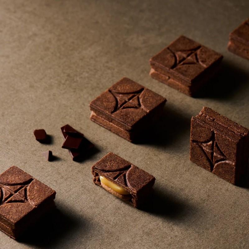 【日本直郵】日本 press butter sand 新品 經典奶油巧克力夾心 奶油三明治餅乾 5枚裝