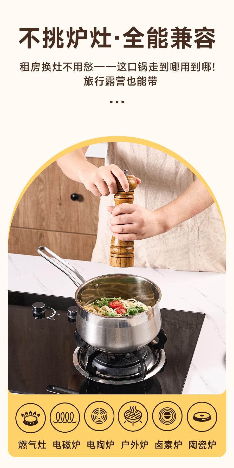 【The Kitchen Hero ⭐ Is Here】18cm Stainless Steel Pot with Steamer And Slotted Spoon Set-Your All-in-One Solution for Boiling, Steaming! 304 Stainless Steel, Dishwasher Safe