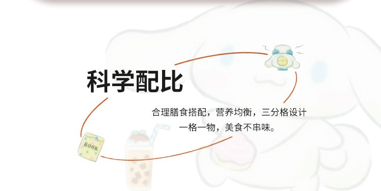 【中國直郵】FOXTAIL 三麗鷗卡通家用陶瓷分餐盤 高顏值早餐碟盤-帕恰狗 1件丨*預計到達時間3-4週