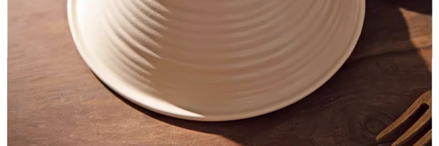 摩登主妇 螺纹面碗陶瓷碗 拉面碗大汤碗高级感复古高脚斗笠碗 950ml