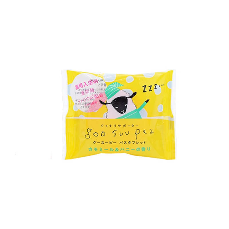 【日本直邮】CHARLEY 强碳酸入浴剂 洋甘菊和蜂蜜香味 40g