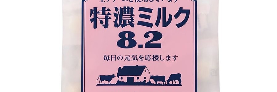 日本UHA悠哈 味覺糖 8.2系列 北海道特濃牛奶糖 88g
