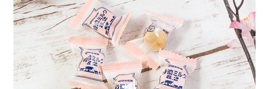 日本UHA悠哈 味覺糖 8.2系列 北海道特濃牛奶糖 88g