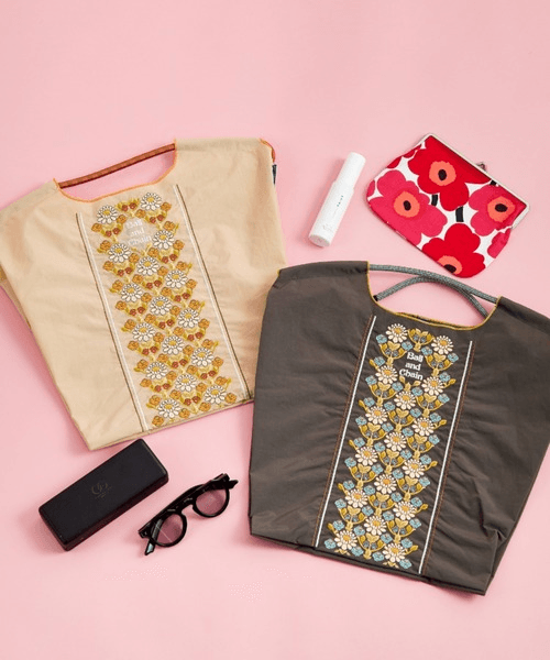 Ball&Chain 花團盛開單肩包 灰色M號 165g