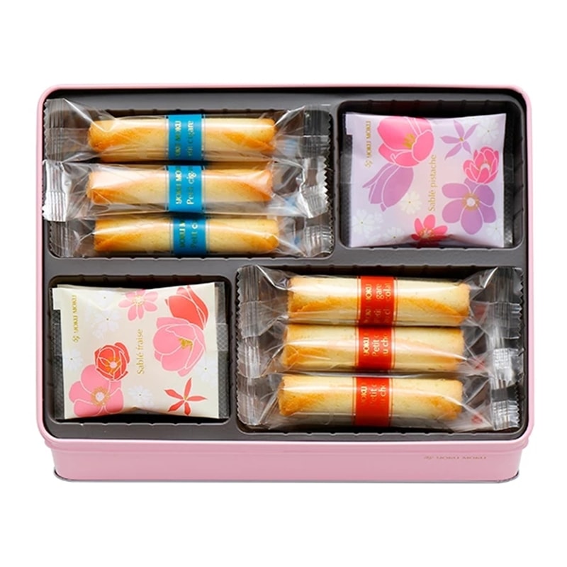 【日本直邮】DHL直邮 3-5天到 日本YOKU MOKU 春季限定组合礼盒 铁盒 20枚装