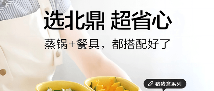 BUYDEEM北鼎 多功能蒸炖锅 隔水蒸炖锅电蒸锅 加大加高不挑餐具 14L G67 双层