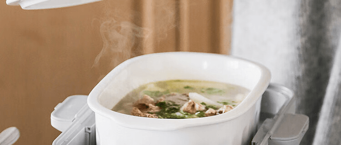 BUYDEEM北鼎 多功能蒸炖锅 隔水蒸炖锅电蒸锅 加大加高不挑餐具 14L G67 双层