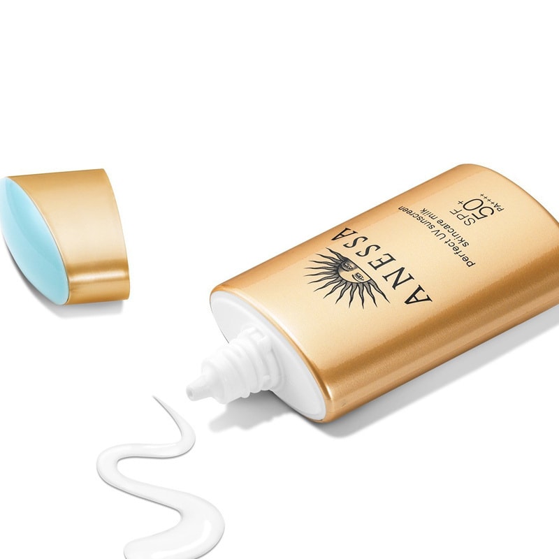 ANESSA Perfect UV Sunscreen Skincare Milk Gold Normal Skin SPF50+ PA++++ 90ml