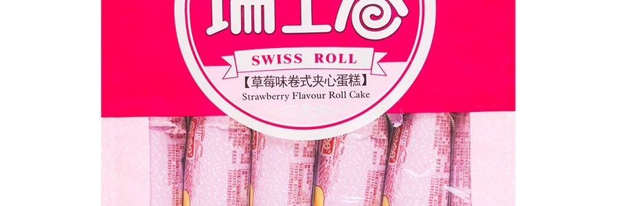 盼盼 瑞士捲 草莓風味 12枚入 240g
