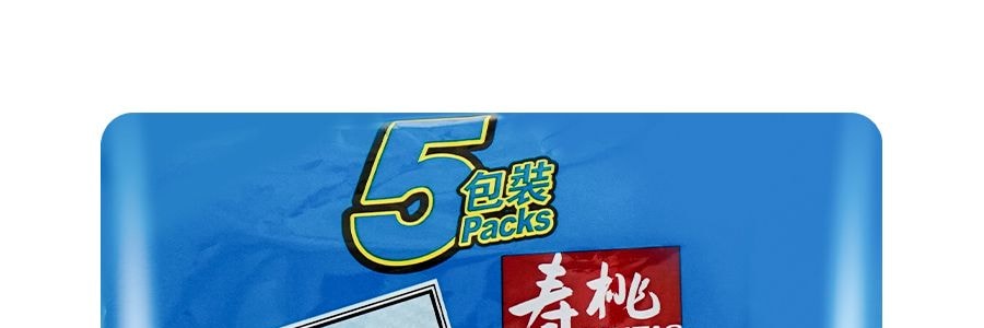 壽桃牌 非油炸 湯河粉 雲吞味 5包入 375g