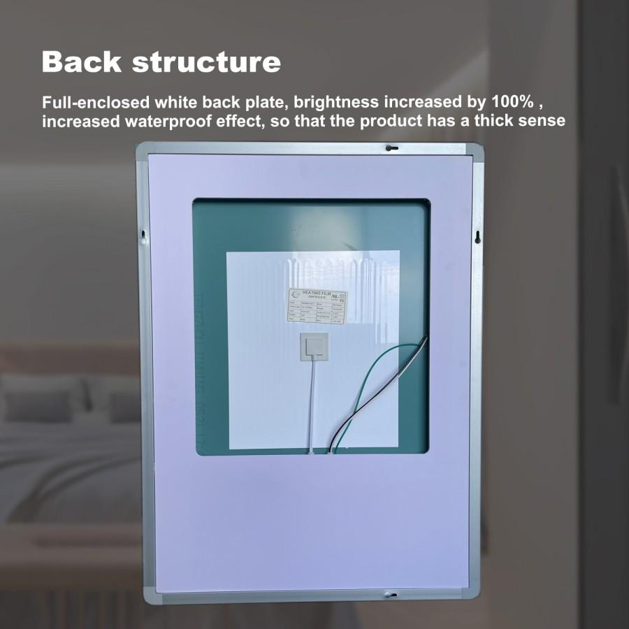 【美國現貨 本土直郵】 美國 hiorin 浴室LED高級梳妝鏡 *1 智慧防霧系統 衛浴用品 專業級光影控制