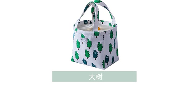 Portable Lunch Bag With Drawstring 1 Piece Random Pattern