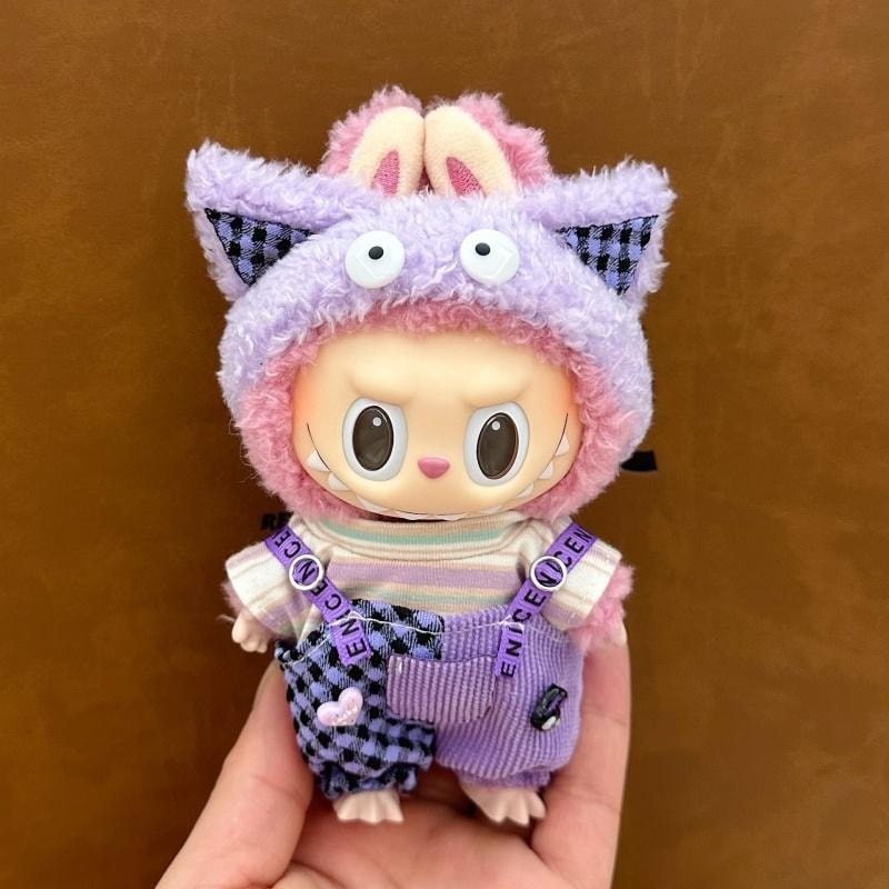 【中國直郵】 FOXTAIL Labubu拉布布娃衣 盲盒公仔衣服 毛絨套裝 可愛換裝-花裙子款(不含公仔) 1件*預計到達時間3-4週