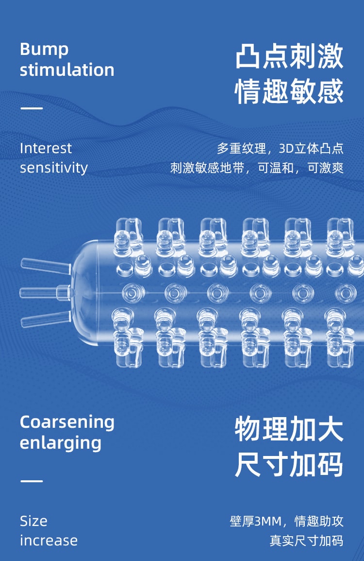 【中國直郵】謎姬 狼牙套組合裝 五隻裝