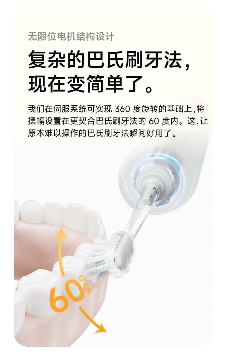 徕芬 Laifen Wave Special 扫振电动牙刷 成人护龈洁齿推荐 情侣礼物优选 【哑光黄】【含2刷头】