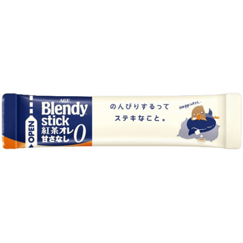 日本 AGF BLENDY系列 無糖版 紅茶拿鐵 8條裝