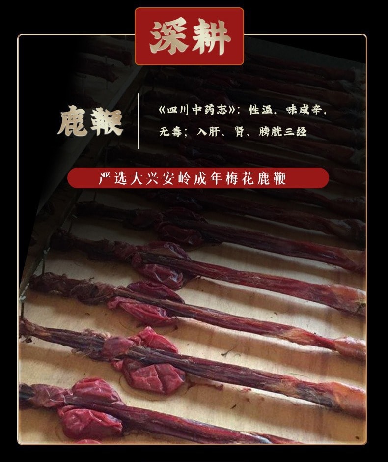 【中國直郵】北京同仁堂 補腎 強腎 人參鹿鞭丸 180g/盒