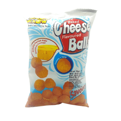 Baked Cheese Flavoured Balls 50g