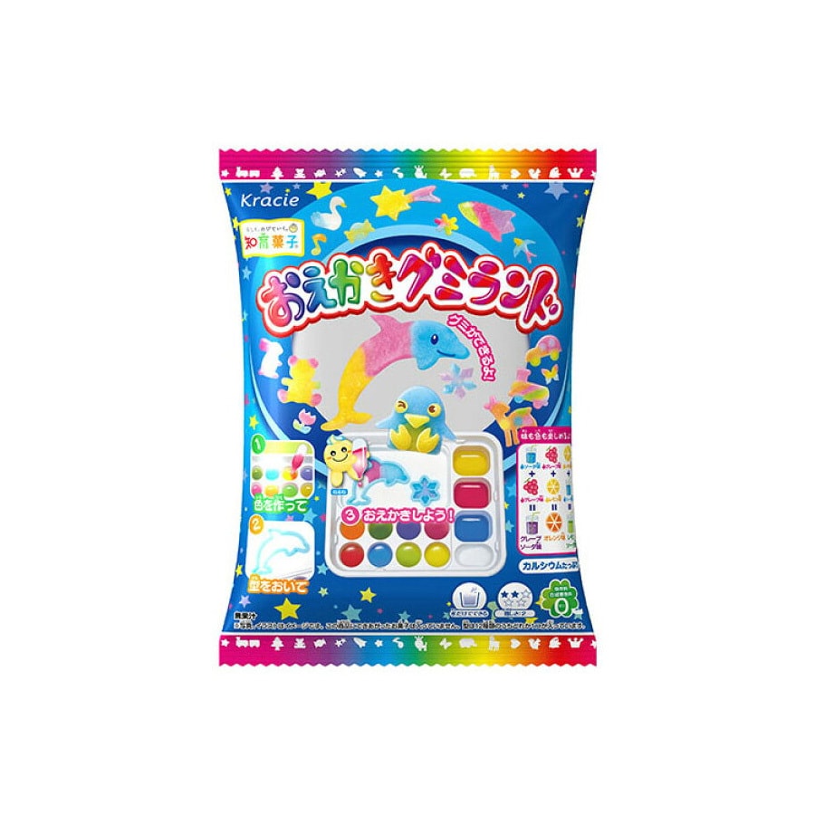 【日本直郵】KRACIE肌美精 兒童食玩 七彩調色盤 DIY手工糖果 27g