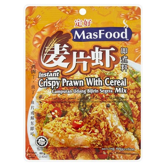 Instant Crispy Prawn With Cereal Mix 80g