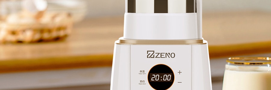 ZENO 高速智慧破壁料理機 多功能豆漿機榨汁機攪拌機 可加熱 一鍵點動清洗 GRP-FD-1101W