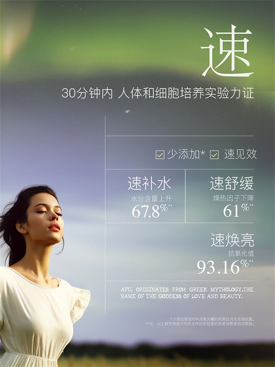 【中国直邮】阿芙 极光玫瑰纯露 焕亮舒缓保湿补水湿敷水爽肤水喷雾125ml/瓶【董洁推荐】