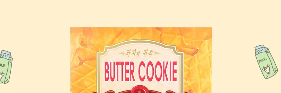 韓國CROWN 奶油香脆華夫餅乾 316g