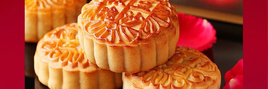 【全美超低價】稻香村 團圓金月月餅 4枚入 400g 蛋黃蓮蓉x1+奶油椰蓉x1+精緻五仁x1+玫瑰豆沙x1 包裝顏色隨機發貨