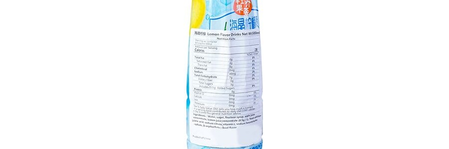 康師傅 輕養果實類 海晶檸檬 500ml