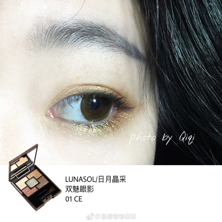 【日本直效郵件】 LUNASOL 日月晶採 五色眼影盤 貓眼石 5.5g