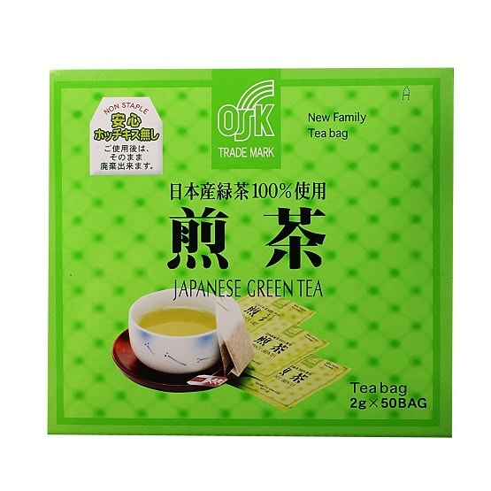 【马来西亚直邮】日本 OSK 100%绿茶煎茶茶包 2g x 50bags